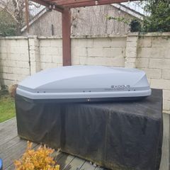 Halfords exodus 420L roofbox grey