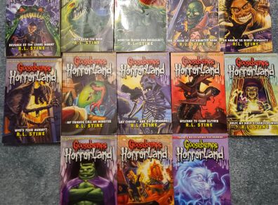 13 Goosebumps Horrorland books by R.L. Stein