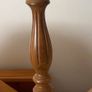 Mid-Century Vintage Hand Turned Wooden Table Lamp Image 2