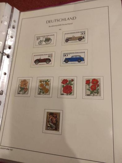 GERMANY 1975-82 album with stamps