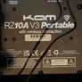 KAM RZ10A V3 Portable all-in-one PA speaker, Professional PA System with Built-in Amplifier, Multiple Audio Inputs, and Stage Monitor Capability, in excellent condition Image 5