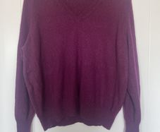 Autograph Purple Fleck Cashmere Jumper size L