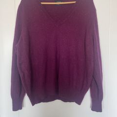 Autograph Purple Fleck Cashmere Jumper size L