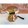 Door Handle Octagonal Brass Image 2