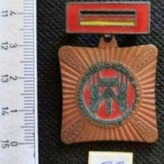 East German, Ddr, Medal /badge, Military Medal, Nva, Stasi.,,,,(F-5)