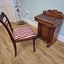 Inlaid walnut davenport desk and chair Image 7