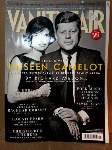 Vanity Fair November 2007 (Richard Avedon Kennedy Pics, Al Gore, Tom Stoppard)