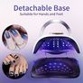 Lamp 168W Faster Gel Nail Lamp Professional Nail Dryer with Automatic Sensor /4 Timer Settings/LCD Display for Gel Nails Polish Starter Nail Art Tools for Home Salon Image 4