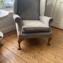 Classic Wingback Armchairs Pair Image 4