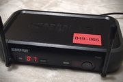 Two Shure PG4/PGX4 wireless microphone receivers