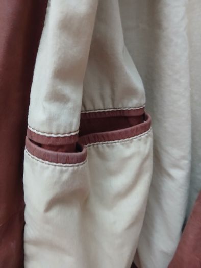 Vintage leather bomber jacket