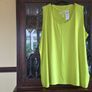 SAMOON. SALE.  Citronella basic vest top from Samoon  length is 33 inches.  Size 28 Image 3