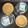 Glass food storage 1 Litre bamboo lid Image 3
