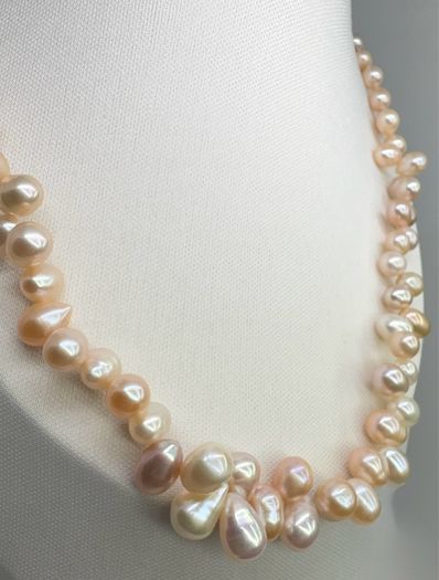 Perl Tucson Finds - Natural AAA Multi-Color Freshwater Pearl Necklace
