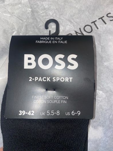 Hugo Boss Socks 2 pack size 39 42 brand new