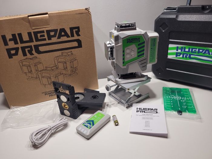 4D Trade rated PRO-series Huepar Laser Level self-leveling