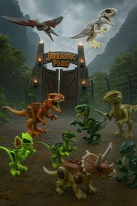 Set of 8 Jurassic World Dinosaurs