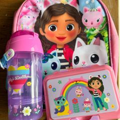 Gabby's Dollhouse Backpack/Lunchbox/Drink Holder