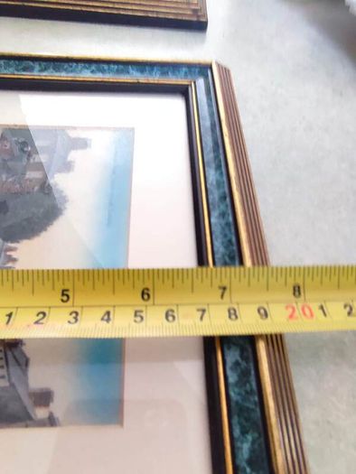 Set Of 2 Framed old Pictures Of Sandymount Green And Claremont Rd. Sandymount Dublin.