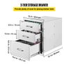 BRAND NEW Stainless Steel Outdoor Kitchen Drawer With Handle Triple Layer Image 4