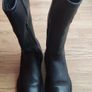 Clarks Originals Black Pebbled Leather Tall Knee High Boots  UK 6 / EU 39 Image 2