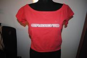 Nike Dri-Fit Studio 72 crop coral top size UK10/12 EU38/40 Postage included