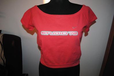 Nike Dri-Fit Studio 72 crop coral top size UK10/12 EU38/40 Postage included
