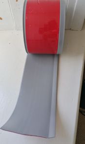 Kitchen Kick Board Flexible Vinyl Striping. Grey 6m x 10cm