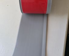 Kitchen Kick Board Flexible Vinyl Striping. Grey 6m x 10cm