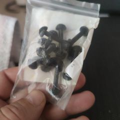 10 Units For Motu He-Man Leg Band Replacement Connectors Black Rubber Figure