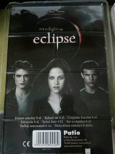 BNWT Eclipse School Set