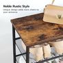 NEW SALE | Shoe Rack, 5-Tier Shoe Organizer, Shoe Storage Rack for 16-20 Pairs, Adjustable Mesh Shelves, Shoe Storage Unit for Entryway, Metal Frame, Sturdy, Industrial, Rustic Brown Image 7