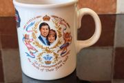 Vintage Souvenir mug to celebrate the birth of Prince William