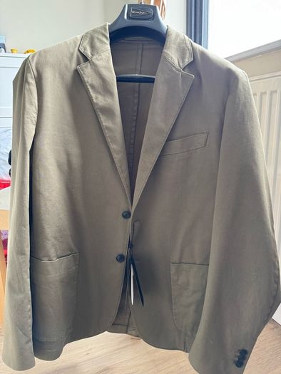 Massimo Dutti Cotton Blazer