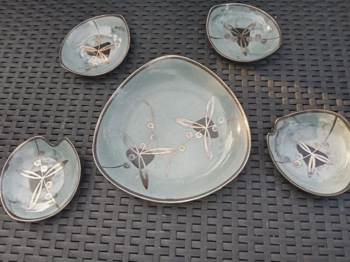 Beautiful 5 Piece HUTSCHENREUTHER Set, Vintage