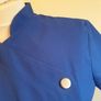 Simon Jersey One Button Tunic Blue Spa Salon Therapist Healthcare Uniform UK18 Image 9