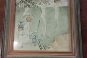 Framed Golf Print