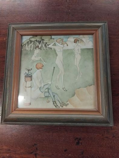 Framed Golf Print