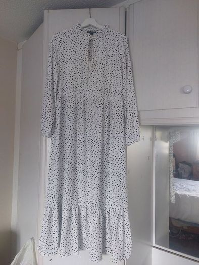 Black White Polka Dot Dress