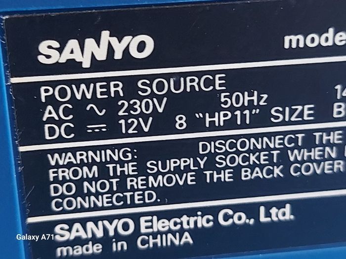 SANYO CD, Tape and Radio music System, Model MCD-Z155L, in excellent condition, and all functions work fine,