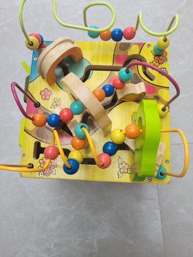 B Toys Battat Zany Zoo Wooden Activity Cube Assortment