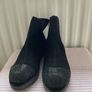 ankle size 39 black suede wedge comfortable boots Image 2
