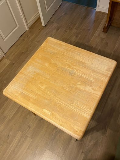 Solid Wooden Table (Compact & Stylish)