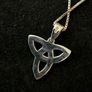 925 Sterling Silver Celtic Trinity Knot Necklace Image 7