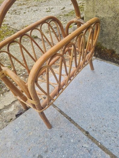 Bamboo Magazine Holder