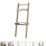 Ladder Desk Shelf+Gaming Chair with footrest Image 7