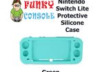 Nintendo Switch Lite Protective Silicone Rubber Gel Console Soft Case Cover Green