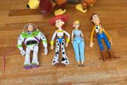 Toy Story Figure Bundle - Woody, Buzz, Jessie, Bo Peep &amp; Slinky Dog
