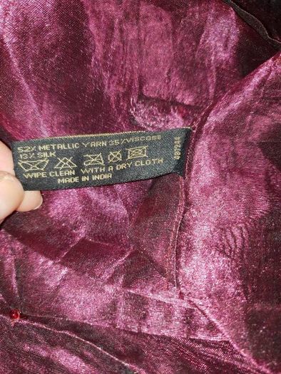 Accessorize burgandy wrap/shawl