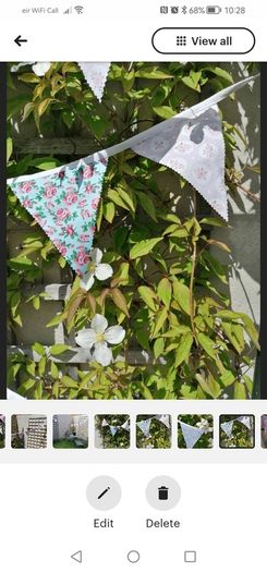 Vintage Style Bunting for Communions etc